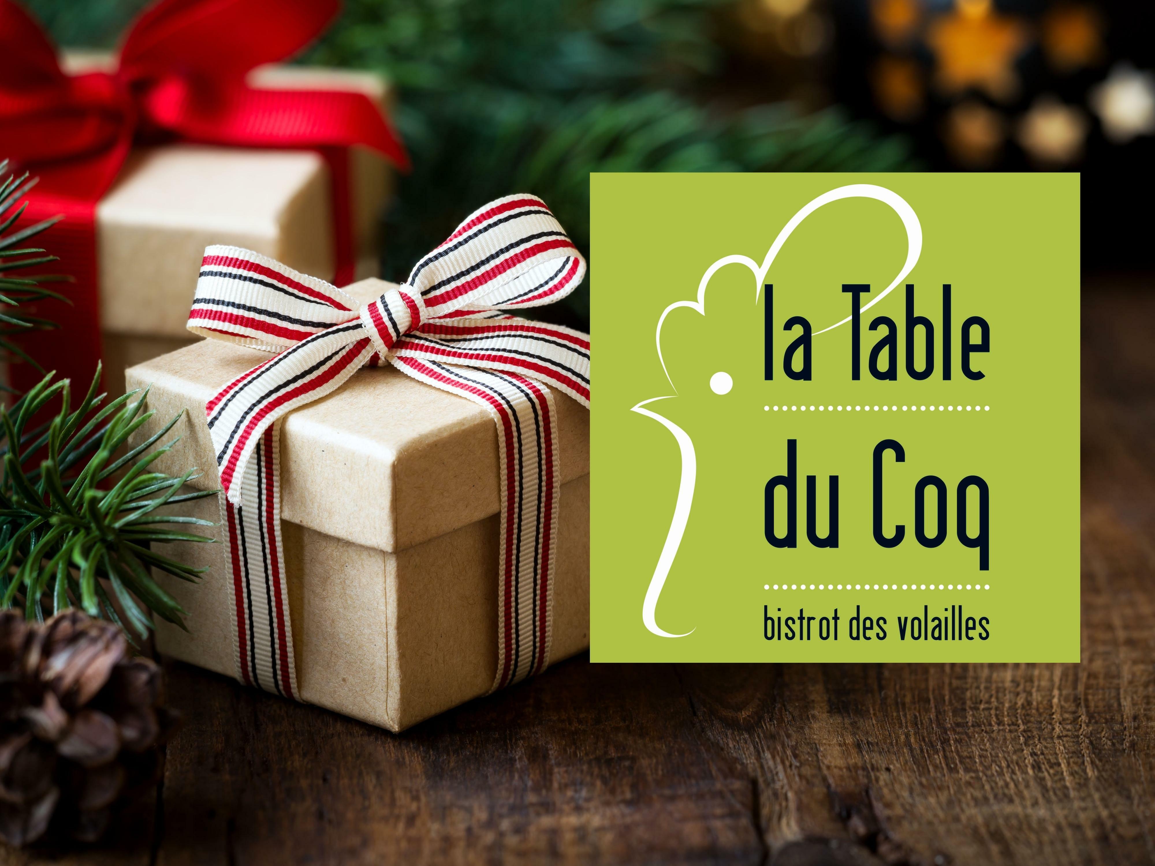 Carte Cadeau La Table du Coq